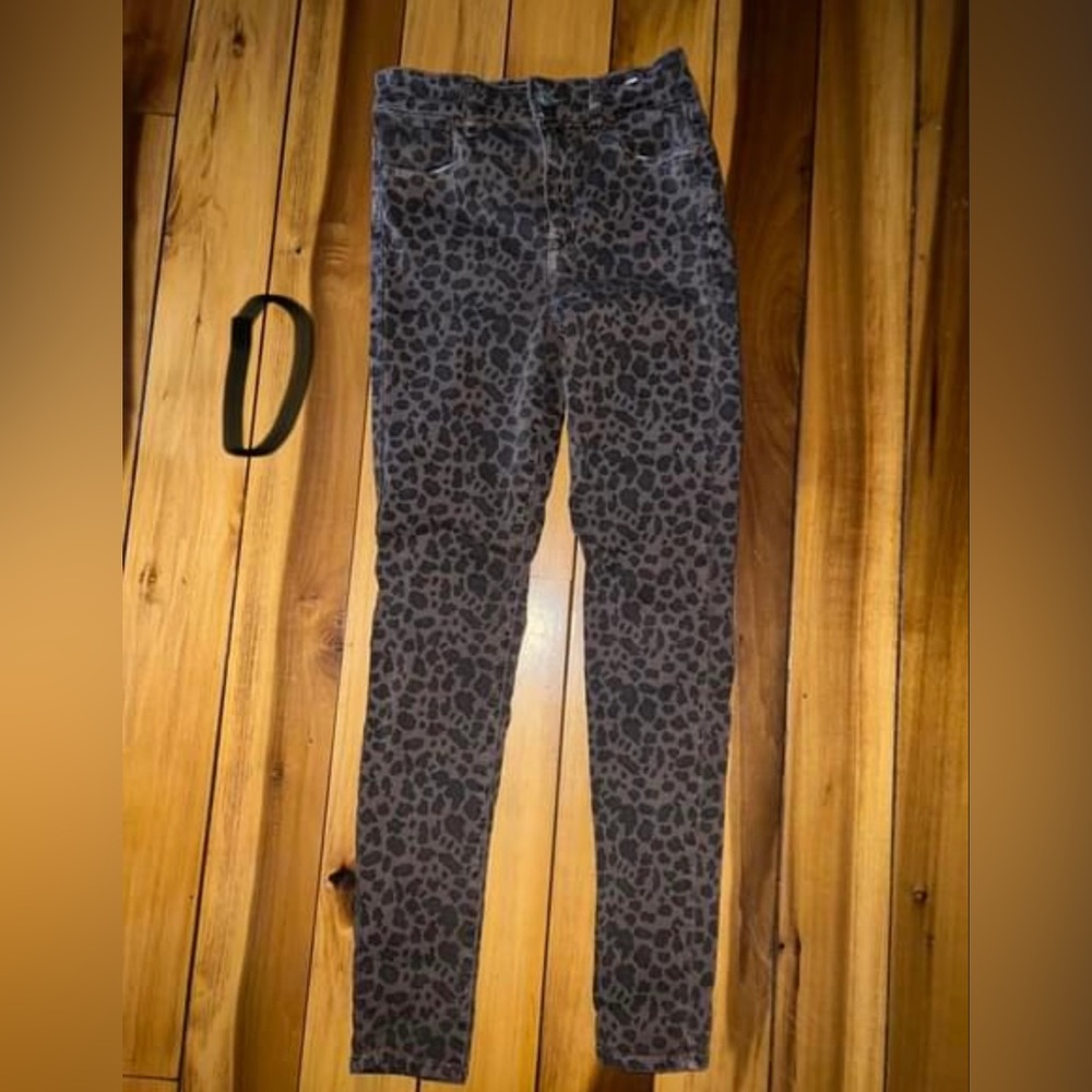 cheetah print jeggings
